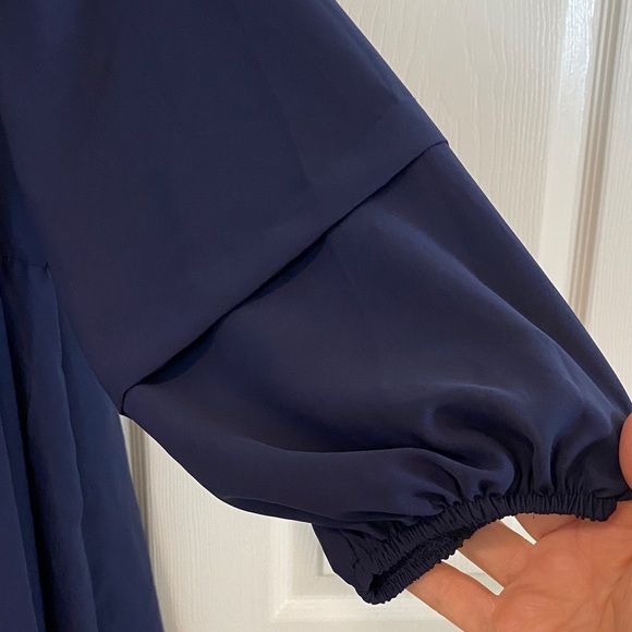 Refka Women's Long Sleeve Dress - size 10 Blue - Picture 5 of 8